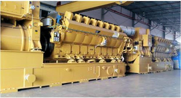 2 Units/plants - Consisting Of Six (6) New Caterpillar Mak Model 16cm32 Diesel Engines With Ge Generator Packaging, 7.4mw Each (each Plant Of 6 Units = 44.4mw Ea.))